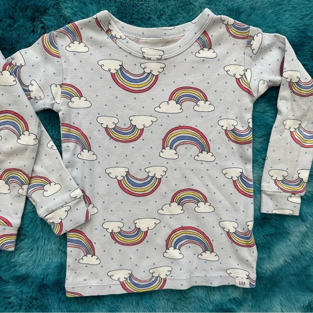 Gap Toddler Girl Long Sleeve Paiama Tops Size 4 Years